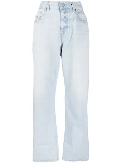 Diesel 1999 Cropped Straight-leg Jeans In Light Blue