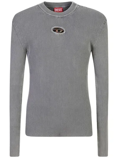 Diesel Sweaters In Grey