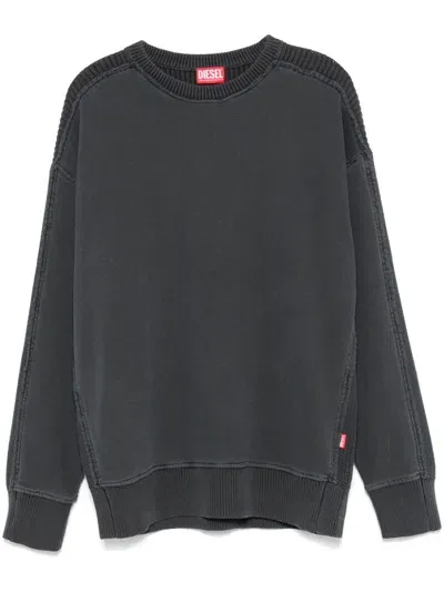 Diesel K-oberto Sweatshirt In Grey