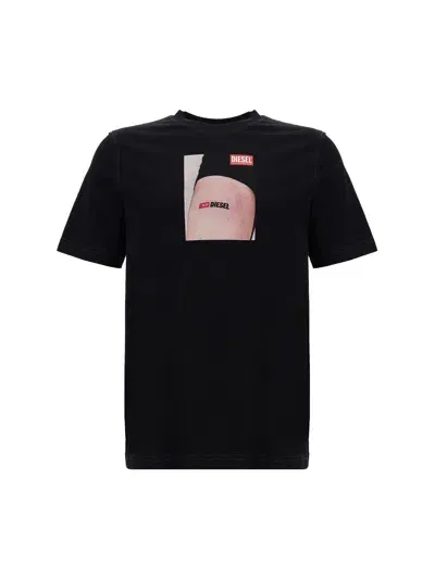 Diesel Graphic T-shirt In Multicolor