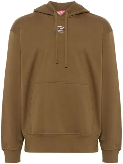 Diesel S-macs-hood-od Hoodie In Brown