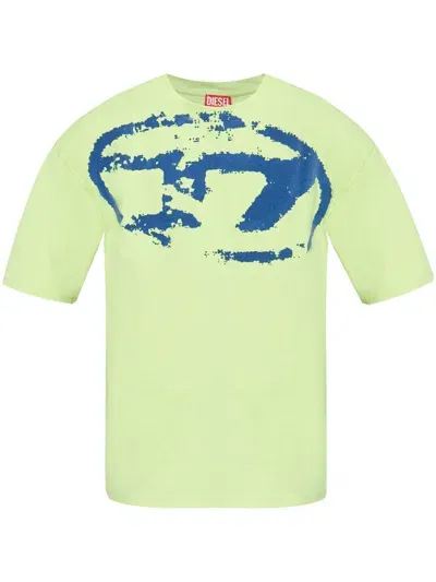 Diesel T-boxt-n14 T-shirt In Green