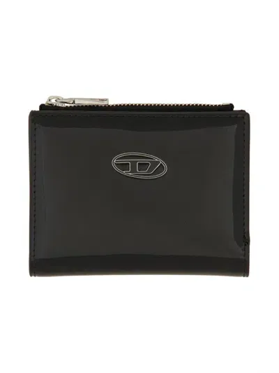 Diesel Wallet With Logo In Black