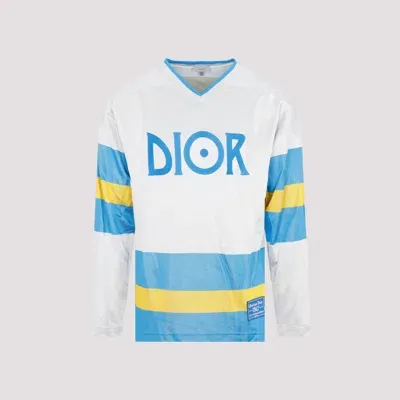 Dior Homme  Home Viscose Top In Cyan