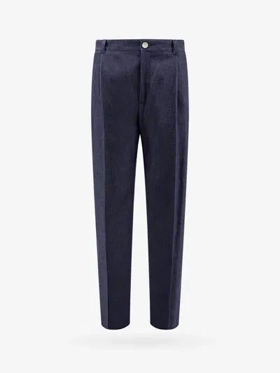 Dior Man Trouser Man Blue Pants