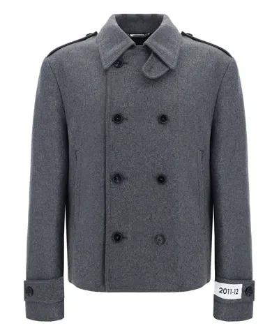 Dolce & Gabbana Coat In Grey