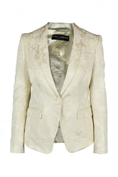 Dolce & Gabbana Dolce&gabbana Women Blazer In White