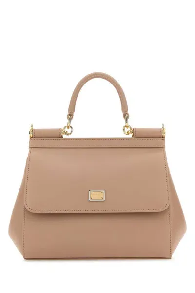 Dolce & Gabbana Tote Bag In Beige