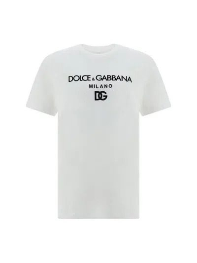 Dolce & Gabbana T-shirt 'dg Essential' In White