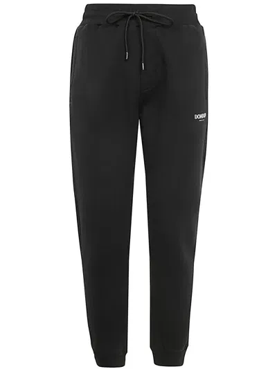 Dondup Trousers Basic Fleece Clothing In Black