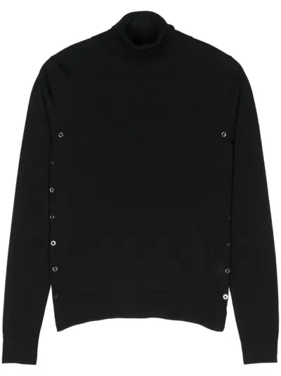 Dondup Turtleneck Sweater In Black