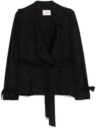 Dorothee Schumacher Silk Jacket In Black