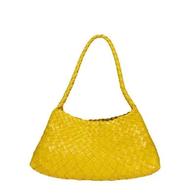 Dragon Diffusion Rosanna Mini Shoulder Bag In Yellow