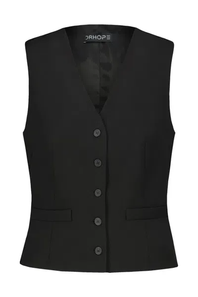 Drhope Classic Vest In Black