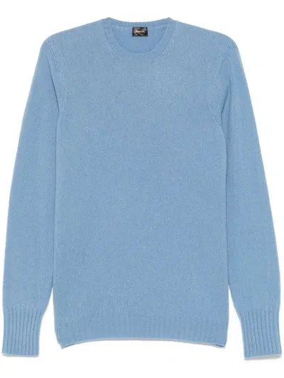 Drumohr Cashmere Sweater In Blue