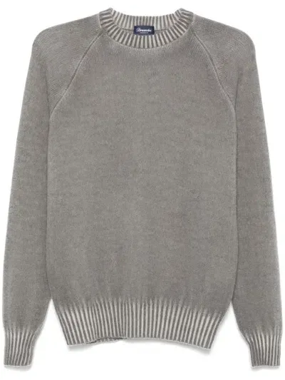 Drumohr Cashmere Sweater In Grey