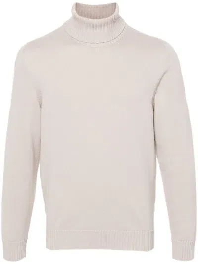 Drumohr Merino Wool Sweater In Beige