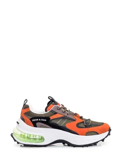 Dsquared2 Bubble Sneaker In Orange