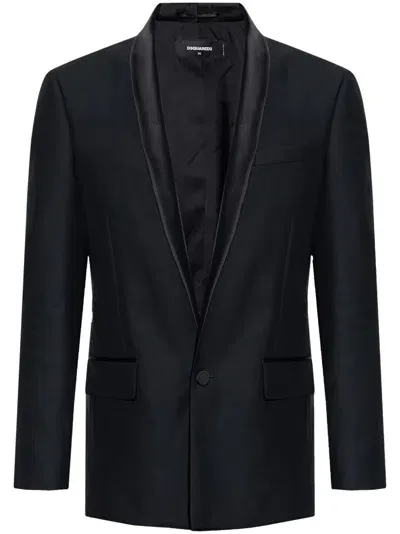 Dsquared2 Single-breasted Blazer In Black