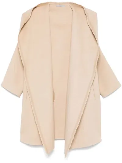 Dušan Hooded Coat In Neutrals