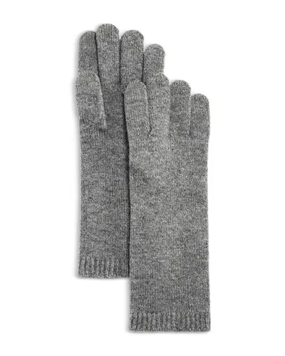 Echo Wool & Cashmere Gloves In Gray