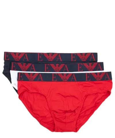 Emporio Armani Briefs In Red