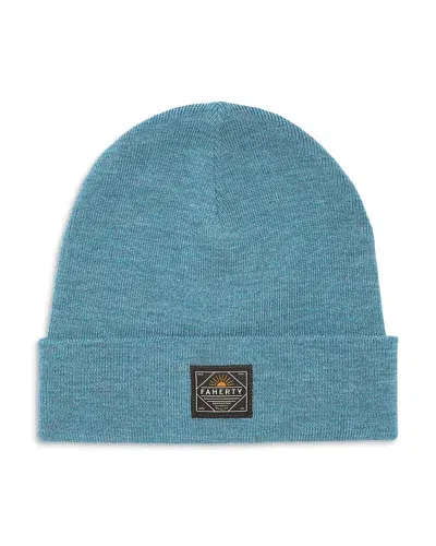 Faherty Merino Workwear Beanie In Mineral