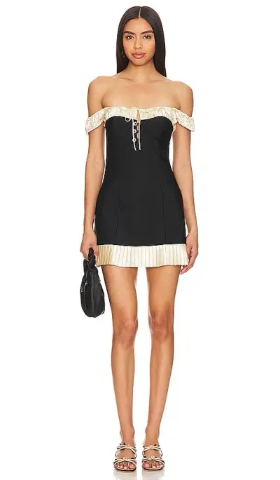 Fait Par Foutch Brielle Dress In Black