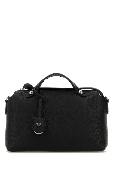 Fendi Black Leather Medium By The Way Handbag