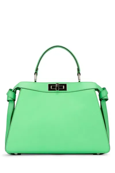 Fendi Peekaboo Iseeu Medium Tote Bag In Green