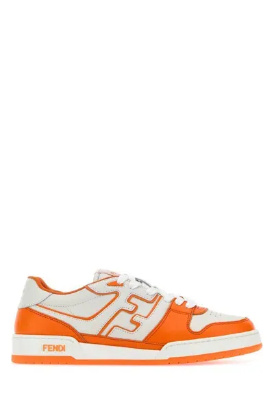 Fendi Sneakers In Orangbianoranoran