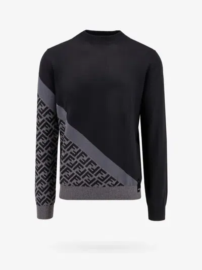 Fendi Sweater In Black