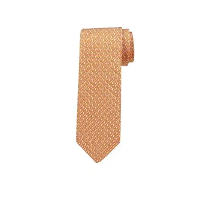 Ferragamo Equestrian Print Tie In Multi