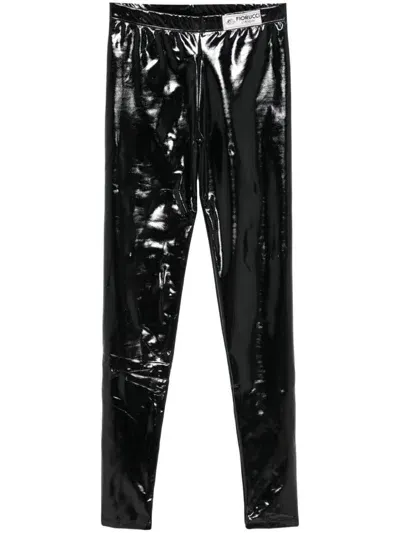 Fiorucci Vinyl Leggings In Black