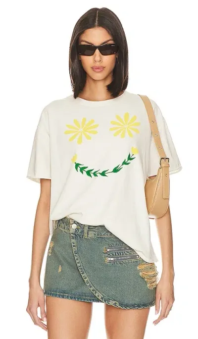 Free People X We The Free Sunshine Smiles Tee In White