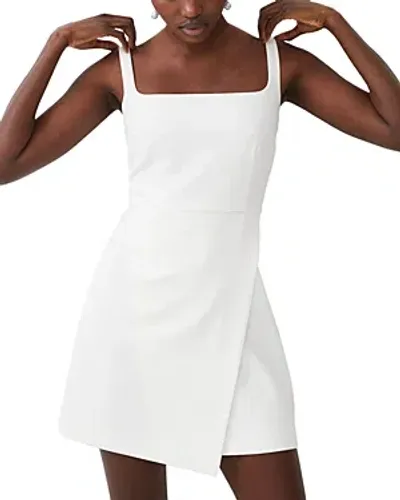 French Connection Whisper Sleeveless Mini Dress In White