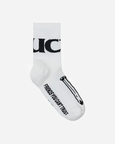 Fuct Crucifixion Socks In White