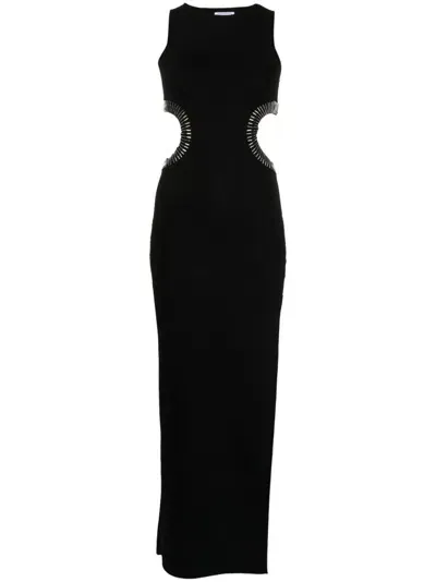 Galvan Cut-out Detailed Dress In Black