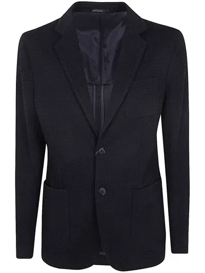 Giorgio Armani Blazer In Blue