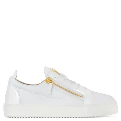 Giuseppe Zanotti Sneakers Logo In Bianco