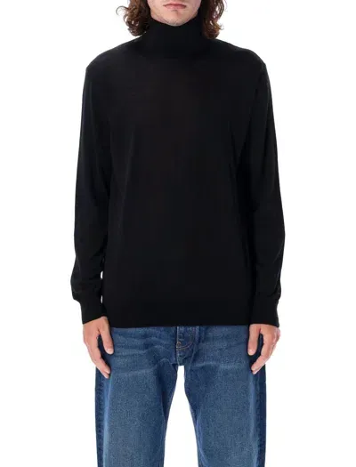 Golden Goose High Neck Merino In Black