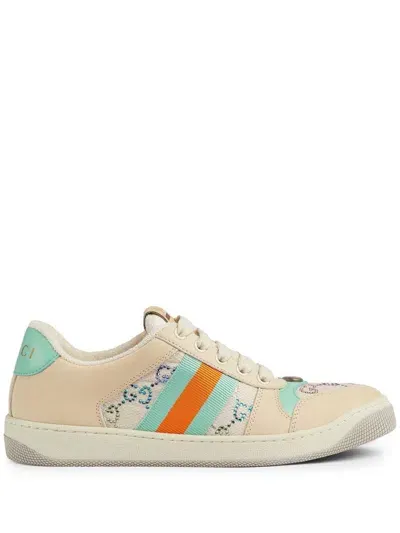 Gucci Cruise Screener Sneakers In Neutral