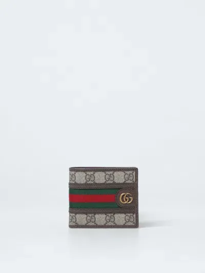 Gucci Wallet Men Beige Men In Cream