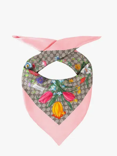 Gucci Woman  Woman Pink Scarves