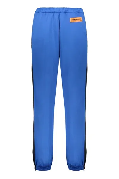 Heron Preston Logoed Side Stripes Track-pants In Blue