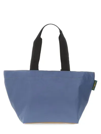 Herve Chapelier Hervé Chapelier Medium Shopping Bag In Blue