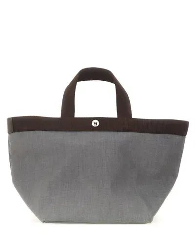 Herve Chapelier Tote Bag In Grey