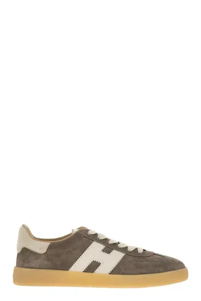 Hogan Cool Low-top Suede Sneakers In Turtledove