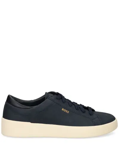 Hugo Boss Belwar Sneakers In Blue