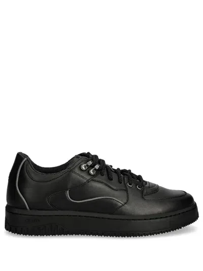 Hugo Faux-leather Sneakers In Black